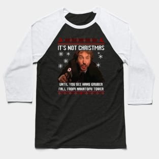 Die Hard Hans Gruber Baseball T-Shirt